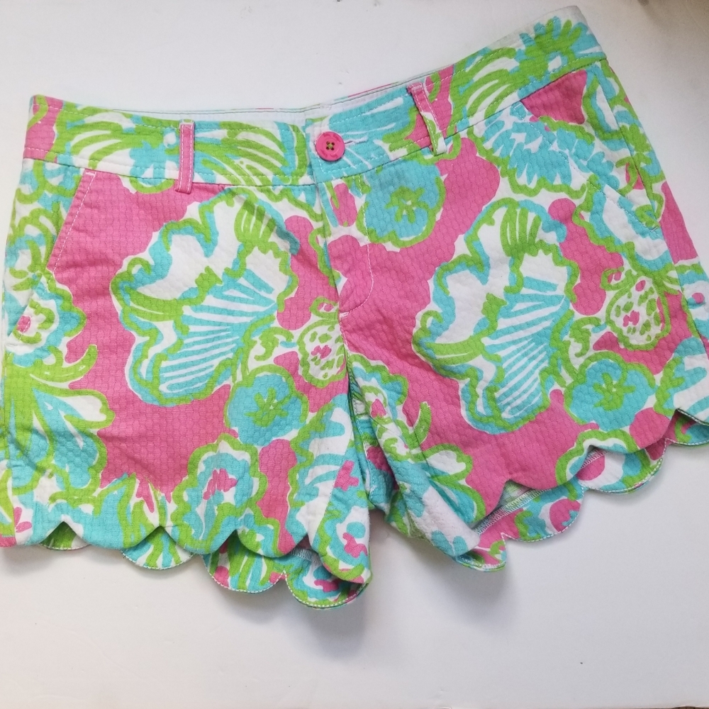 Lilly Pulitzer Buttercup Shorts Delicacy Print 6